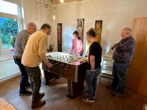 Frühsport mal anders: Tischkicker-Turnier im Zeller Dorfhaus @ Zeller Dorfhaus